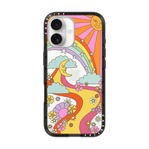 flower power retro hippie boho sixties pattern
