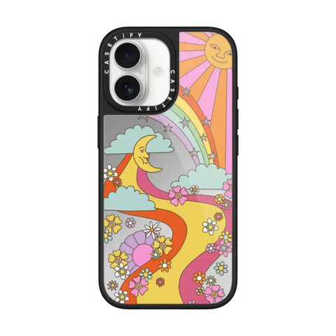 flower power retro hippie boho sixties pattern