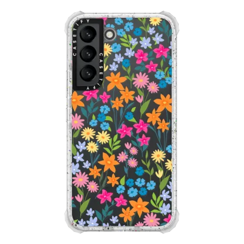 bright spring flowers - daisy floral pattern