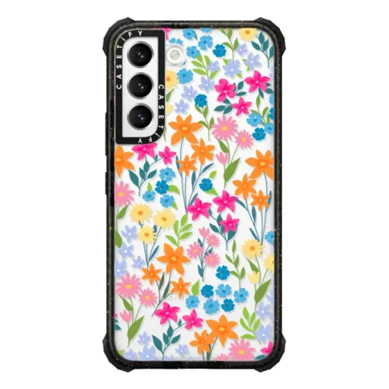 bright spring flowers - daisy floral pattern