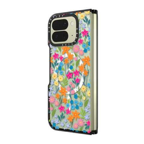 bright spring flowers - daisy floral pattern