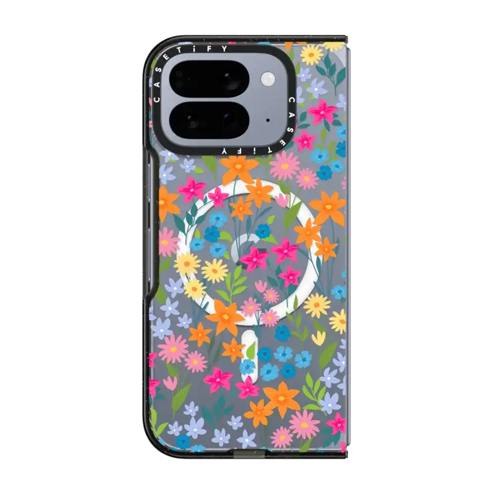 bright spring flowers - daisy floral pattern