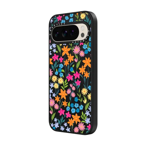 bright spring flowers - daisy floral pattern