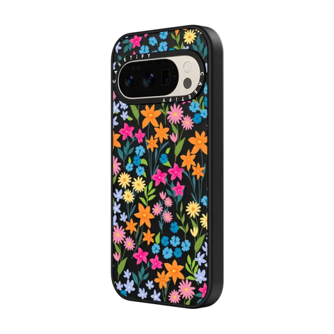 bright spring flowers - daisy floral pattern