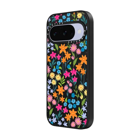 bright spring flowers - daisy floral pattern