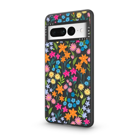 bright spring flowers - daisy floral pattern