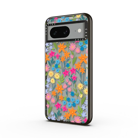 bright spring flowers - daisy floral pattern