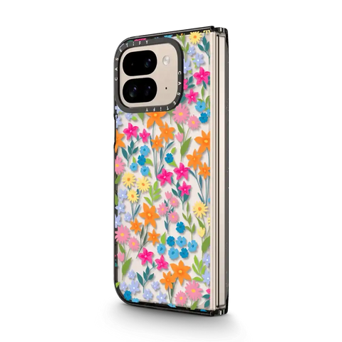 bright spring flowers - daisy floral pattern