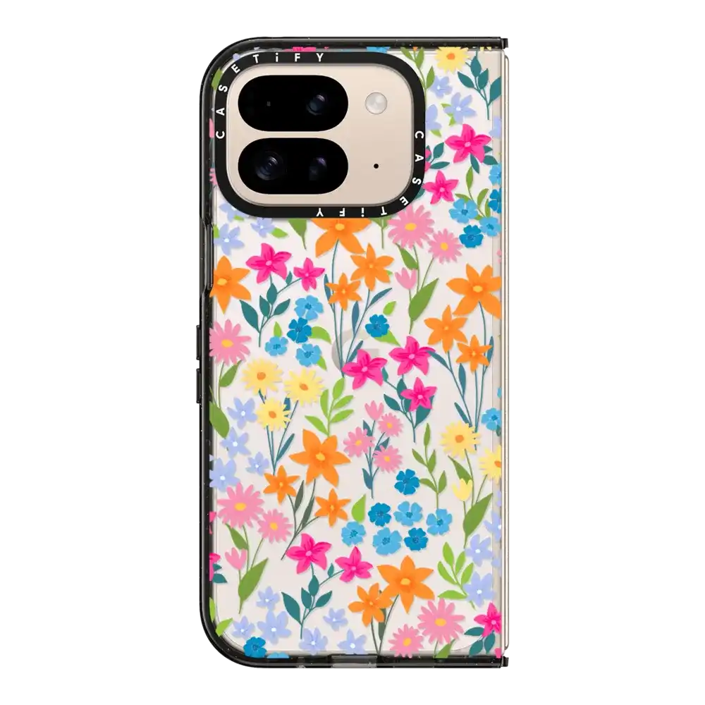 bright spring flowers - daisy floral pattern