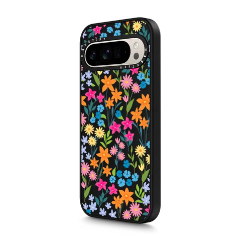 bright spring flowers - daisy floral pattern