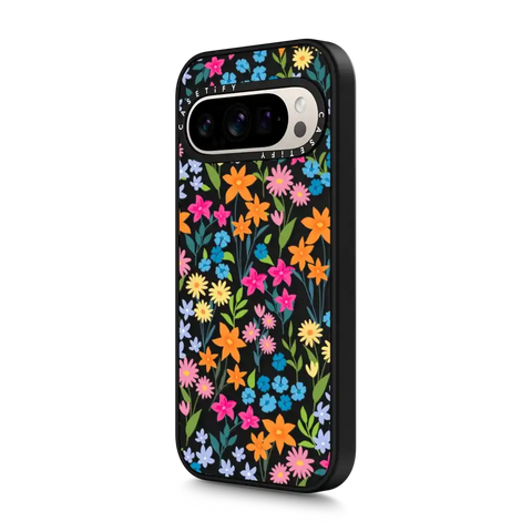 bright spring flowers - daisy floral pattern
