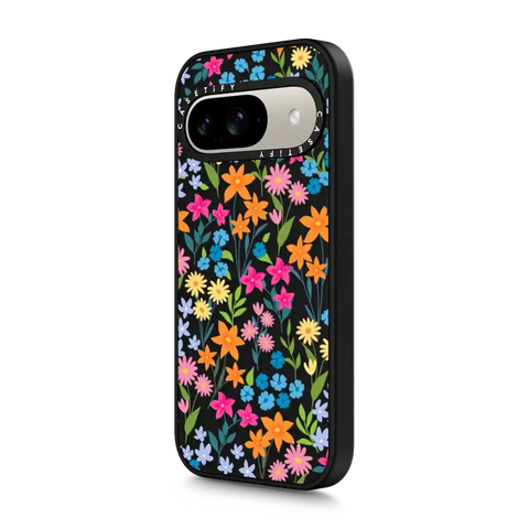 bright spring flowers - daisy floral pattern