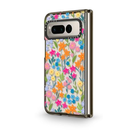 bright spring flowers - daisy floral pattern