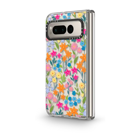 bright spring flowers - daisy floral pattern