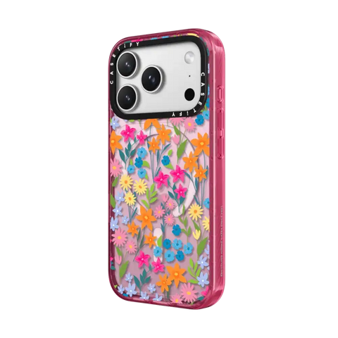 bright spring flowers - daisy floral pattern