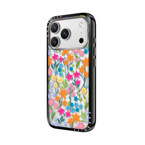 bright spring flowers - daisy floral pattern