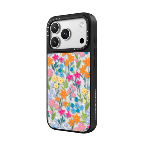 bright spring flowers - daisy floral pattern