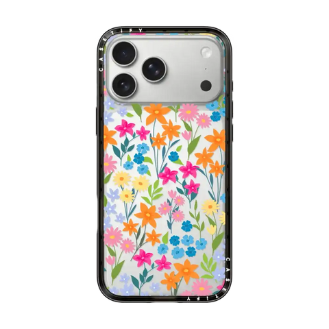 bright spring flowers - daisy floral pattern