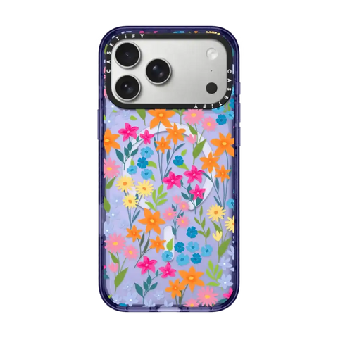 bright spring flowers - daisy floral pattern
