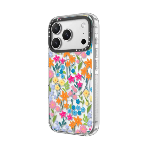 bright spring flowers - daisy floral pattern