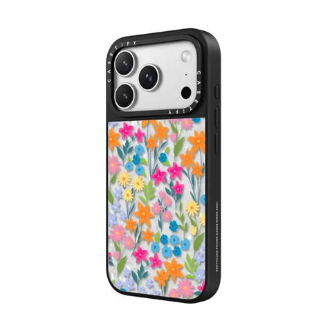 bright spring flowers - daisy floral pattern