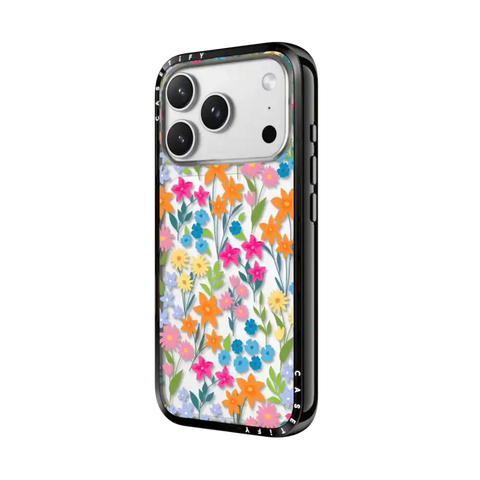bright spring flowers - daisy floral pattern