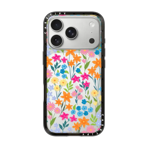 bright spring flowers - daisy floral pattern