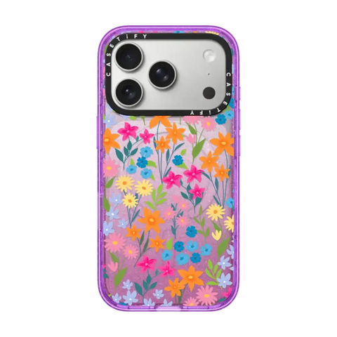 bright spring flowers - daisy floral pattern
