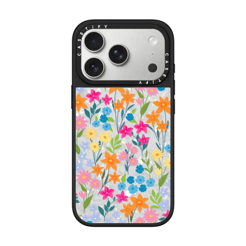 bright spring flowers - daisy floral pattern