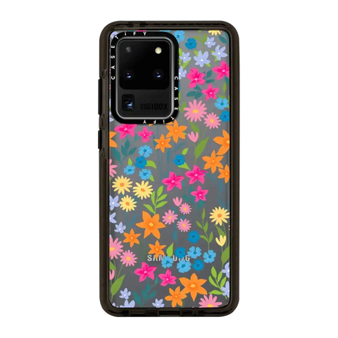 bright spring flowers - daisy floral pattern