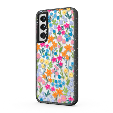 bright spring flowers - daisy floral pattern