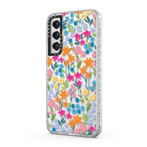 bright spring flowers - daisy floral pattern