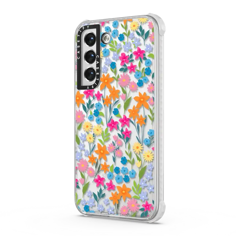 bright spring flowers - daisy floral pattern