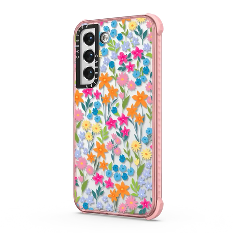 bright spring flowers - daisy floral pattern