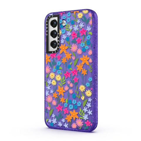 bright spring flowers - daisy floral pattern
