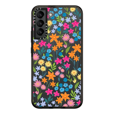 bright spring flowers - daisy floral pattern