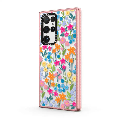 bright spring flowers - daisy floral pattern