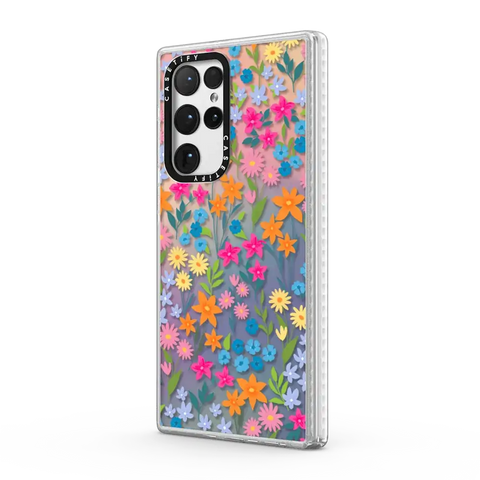 bright spring flowers - daisy floral pattern