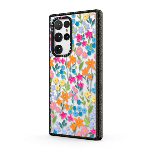 bright spring flowers - daisy floral pattern