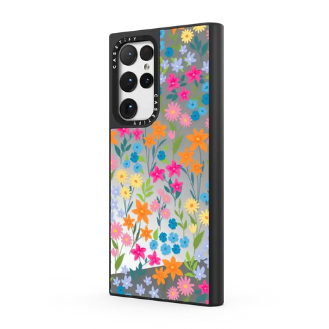 bright spring flowers - daisy floral pattern