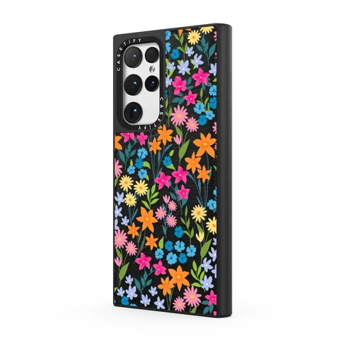 bright spring flowers - daisy floral pattern