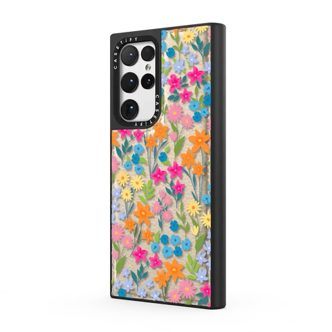 bright spring flowers - daisy floral pattern