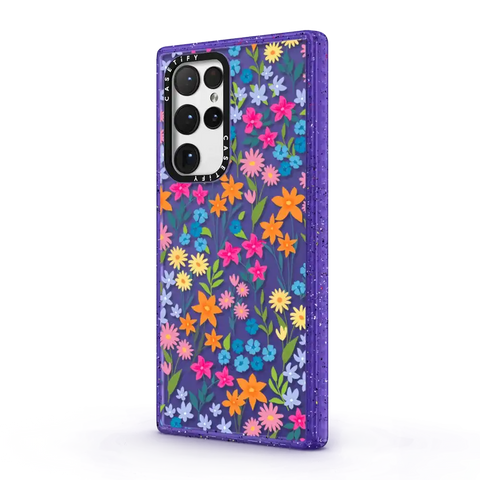 bright spring flowers - daisy floral pattern
