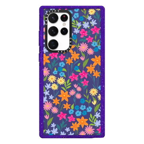 bright spring flowers - daisy floral pattern