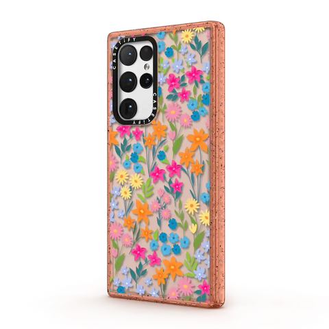 bright spring flowers - daisy floral pattern