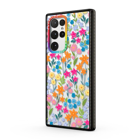 bright spring flowers - daisy floral pattern