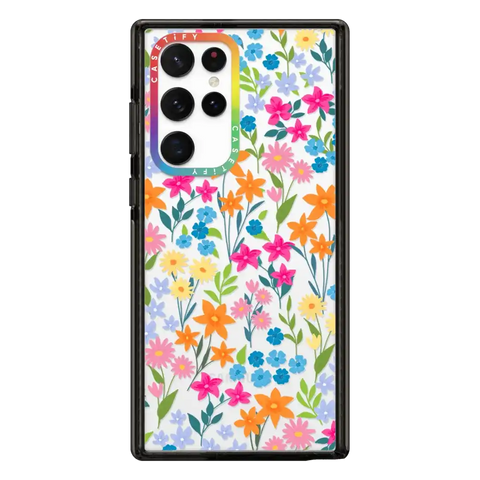bright spring flowers - daisy floral pattern