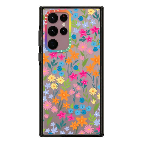bright spring flowers - daisy floral pattern