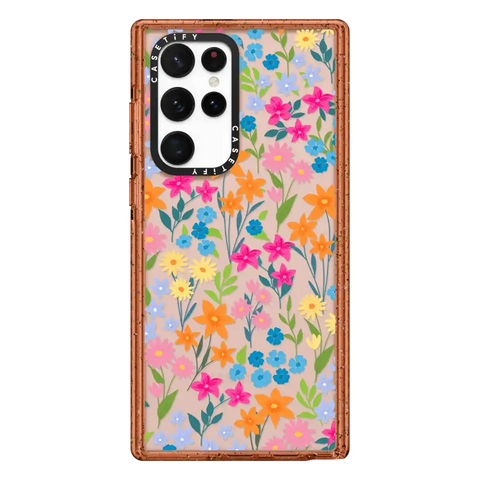 bright spring flowers - daisy floral pattern