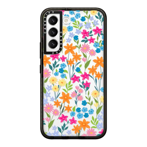 bright spring flowers - daisy floral pattern